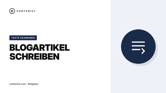 Beitragsbild: Blogartikel schreiben
