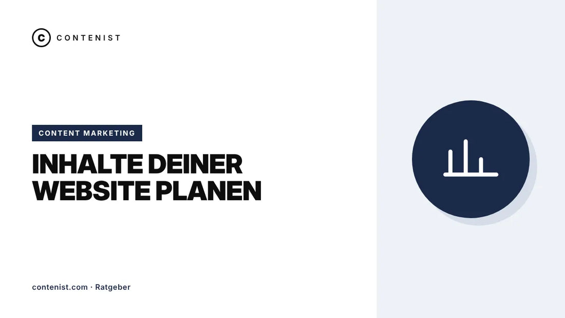 Beitragsbild: Inhalte deiner Website planen